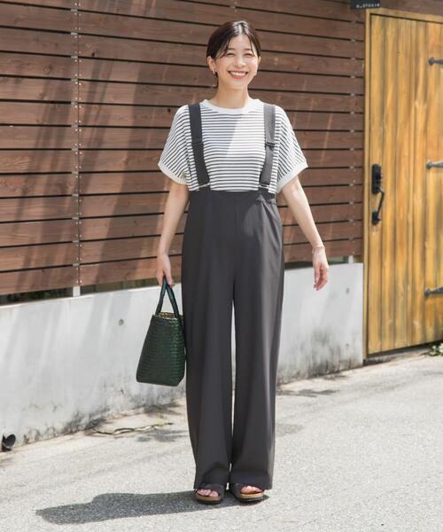 URBAN RESEARCH DOORS(アーバンリサーチドアーズ)の「『UR TECH』サマシェアサスペンダーパンツ(その他パンツ・レディース・ブラック/グレー・SMALL/MEDIUM)」の8枚目の写真