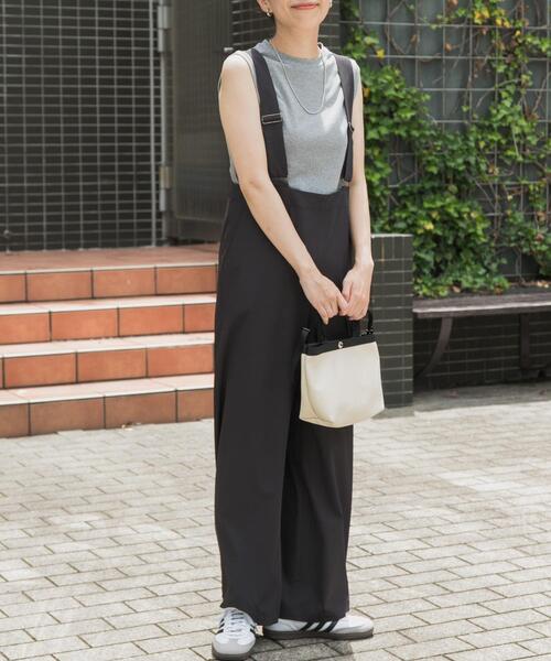 URBAN RESEARCH DOORS(アーバンリサーチドアーズ)の「『UR TECH』サマシェアサスペンダーパンツ(その他パンツ・レディース・ブラック/グレー・SMALL/MEDIUM)」の19枚目の写真