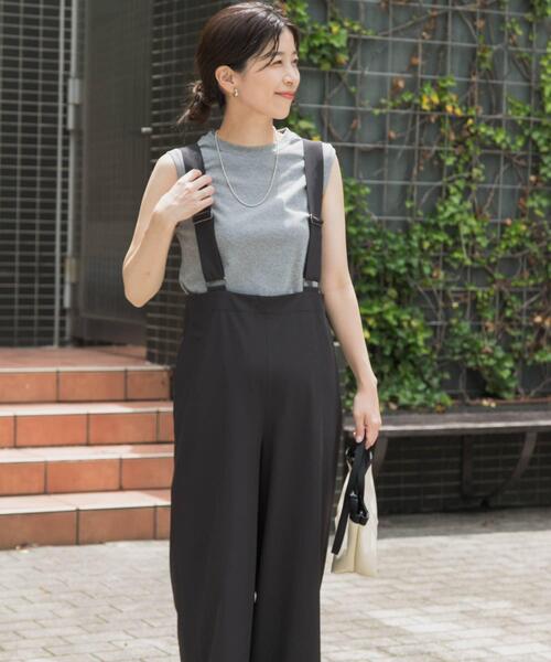 URBAN RESEARCH DOORS(アーバンリサーチドアーズ)の「『UR TECH』サマシェアサスペンダーパンツ(その他パンツ・レディース・ブラック/グレー・SMALL/MEDIUM)」の21枚目の写真