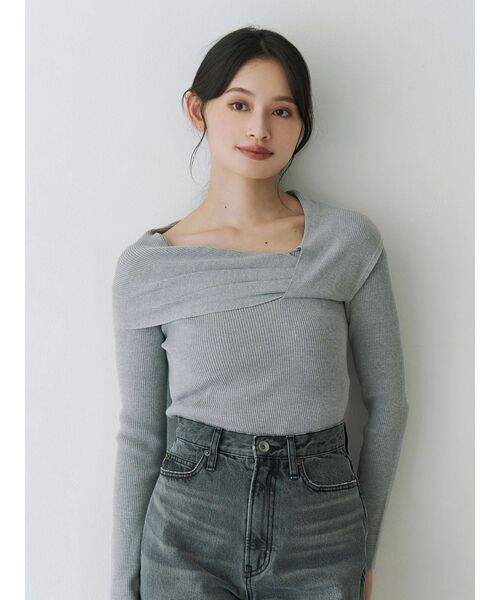 MERCURYDUO(マーキュリーデュオ)の「カーヴィシルエットパンツ(その他パンツ・レディース・ブルー/グレー・SMALL/MEDIUM)」の18枚目の写真