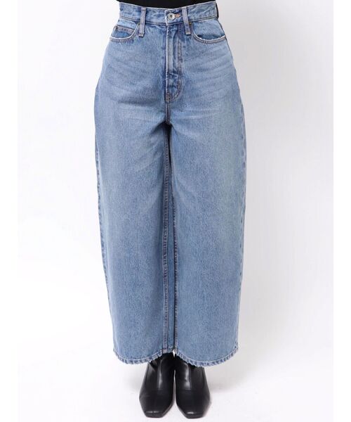 MERCURYDUO(マーキュリーデュオ)の「カーヴィシルエットパンツ(その他パンツ・レディース・ブルー/グレー・SMALL/MEDIUM)」の5枚目の写真