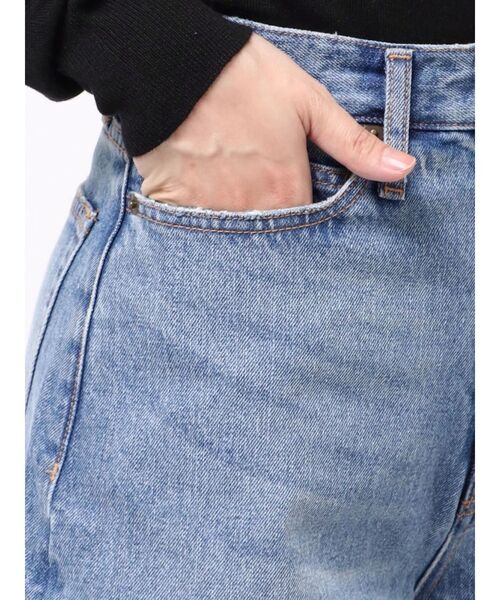 MERCURYDUO(マーキュリーデュオ)の「カーヴィシルエットパンツ(その他パンツ・レディース・ブルー/グレー・SMALL/MEDIUM)」の10枚目の写真