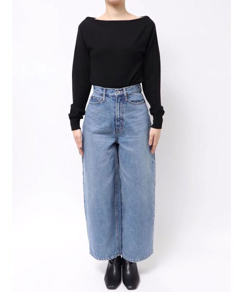 MERCURYDUO(マーキュリーデュオ)の「カーヴィシルエットパンツ(その他パンツ・レディース・ブルー/グレー・SMALL/MEDIUM)」の13枚目の写真