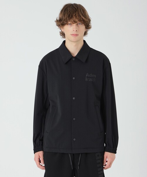 BLACK LABEL CRESTBRIDGE（ブラックレーベル・クレストブリッジ）の「【BLACK lab.×Admiral】バックグリッドトリコットコーチジャケット（ブルゾン・メンズ・グリーン系その他7/ブラック・L/M）」の20枚目の写真