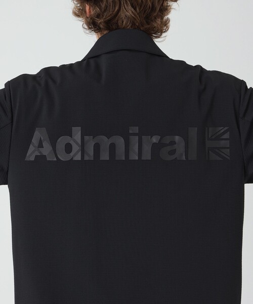 BLACK LABEL CRESTBRIDGE（ブラックレーベル・クレストブリッジ）の「【BLACK lab.×Admiral】バックグリッドトリコットコーチジャケット（ブルゾン・メンズ・グリーン系その他7/ブラック・L/M）」の5枚目の写真