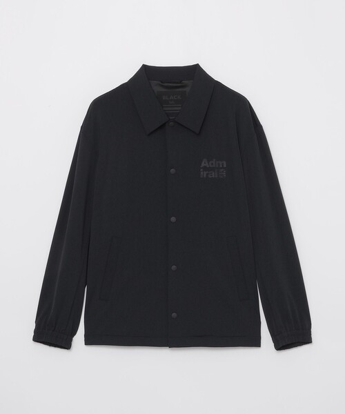 BLACK LABEL CRESTBRIDGE（ブラックレーベル・クレストブリッジ）の「【BLACK lab.×Admiral】バックグリッドトリコットコーチジャケット（ブルゾン・メンズ・グリーン系その他7/ブラック・L/M）」の8枚目の写真