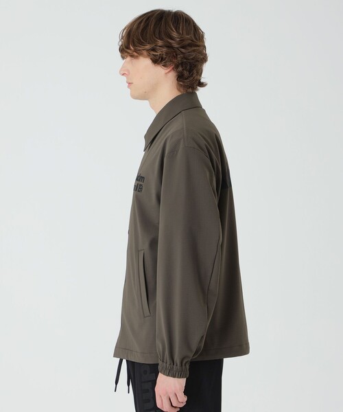 BLACK LABEL CRESTBRIDGE（ブラックレーベル・クレストブリッジ）の「【BLACK lab.×Admiral】バックグリッドトリコットコーチジャケット（ブルゾン・メンズ・グリーン系その他7/ブラック・L/M）」の11枚目の写真