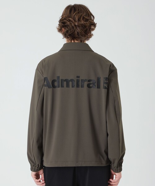 BLACK LABEL CRESTBRIDGE（ブラックレーベル・クレストブリッジ）の「【BLACK lab.×Admiral】バックグリッドトリコットコーチジャケット（ブルゾン・メンズ・グリーン系その他7/ブラック・L/M）」の12枚目の写真