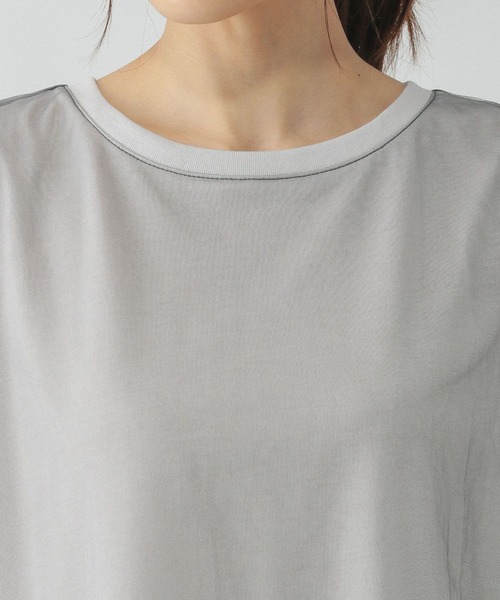 GLOBAL WORK（グローバルワーク）の「チュールドッキングプルオーバーノースリーブ/577919（Tシャツ/カットソー・レディース・ブラウン/ライトグレー/ブラック・LARGE/MEDIUM）」の20枚目の写真