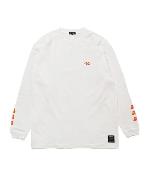 430(フォーサーティ)の「mlt5362-NF ONLY ONE FLOWERS L-S TEE ロングスリーブTシャツ(25-188)(Tシャツ/カットソー・メンズ・アッシュ/グリーン/ホワイト/ネイビー/ブラック系その他/サックスブルー/ブラック・0/1/2/3)」の10枚目の写真