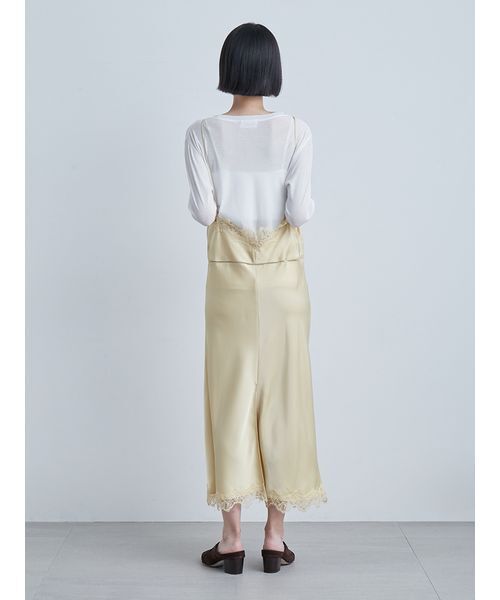 MIESROHE（ミースロエ）の「クルーネックテレコ長袖トップス（Tシャツ/カットソー・レディース・クリーム/レッド/ホワイト・F）」の19枚目の写真