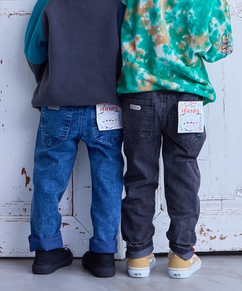 Life Support Products（ライフサポートプロダクツ）の「デニムFRIENDSパンツ（デニムパンツ・キッズ・ブルー/ブラック/ライトブルー・100/150/140/130/120/110/95/90/80）」の12枚目の写真