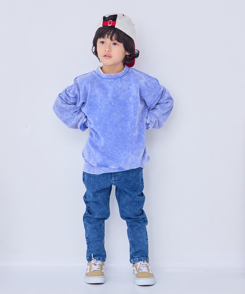 Life Support Products（ライフサポートプロダクツ）の「デニムFRIENDSパンツ（デニムパンツ・キッズ・ブルー/ブラック/ライトブルー・100/150/140/130/120/110/95/90/80）」の7枚目の写真