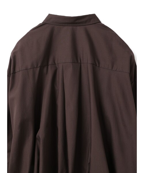 mizuiroind（ミズイロインド）の「mizuiro ind バルーンシャツ（シャツ/ブラウス・レディース・ブラウン/オフホワイト/ブルー/ライトブルー/ブラック・FREE）」の16枚目の写真