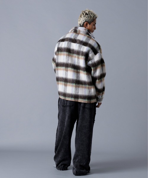 DANKE SCHON（ダンケシェーン）の「DankeSchon/ダンケシェーン/SHAGGY SHIRTS（シャツ/ブラウス・メンズ・ブラウン/グリーン/ベージュ/ネイビー/イエロー/ブラック・F）」の13枚目の写真