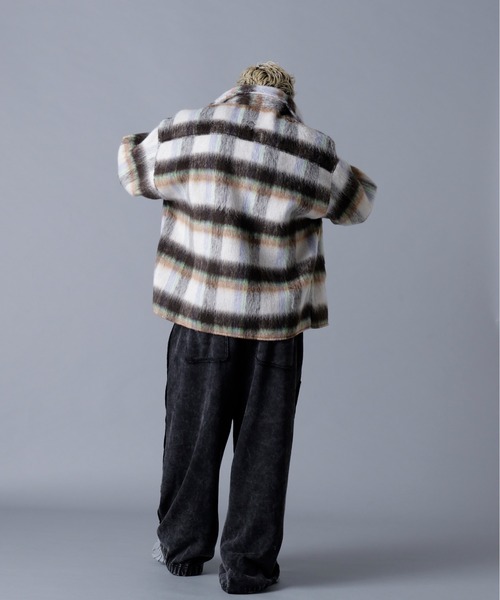 DANKE SCHON（ダンケシェーン）の「DankeSchon/ダンケシェーン/SHAGGY SHIRTS（シャツ/ブラウス・メンズ・ブラウン/グリーン/ベージュ/ネイビー/イエロー/ブラック・F）」の14枚目の写真