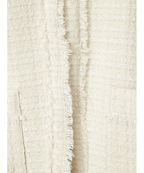 FRAY I.D（フレイアイディー）の「ラメツイードノーカラージレ（その他アウター・レディース・ブラック/アイボリー・1/0）」の11枚目の写真