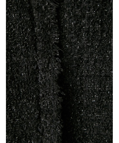 FRAY I.D（フレイアイディー）の「ラメツイードノーカラージレ（その他アウター・レディース・ブラック/アイボリー・1/0）」の12枚目の写真