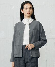 レーヨンストレッチ カーディガン