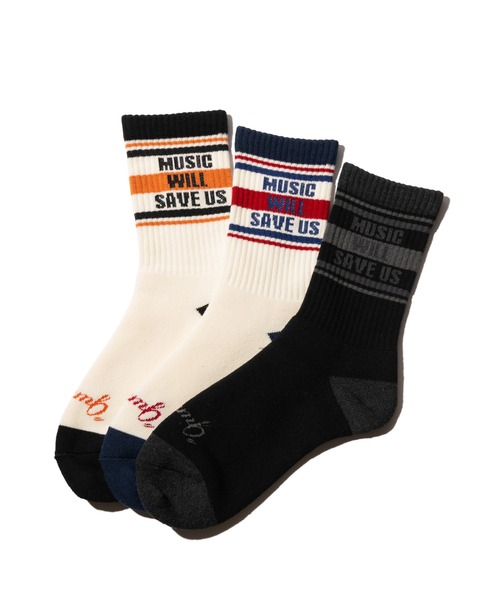 glamb(グラム)の「Music Lover Socks / ミュージックラバーソックス(ソックス/靴下・メンズ・マルチ・FREE)」の7枚目の写真