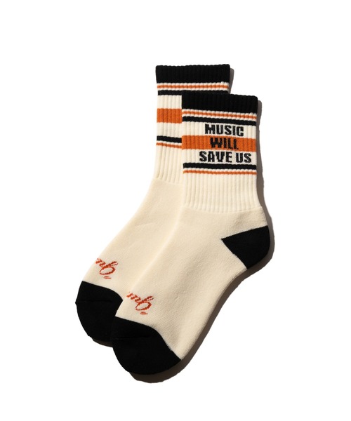 glamb(グラム)の「Music Lover Socks / ミュージックラバーソックス(ソックス/靴下・メンズ・マルチ・FREE)」の2枚目の写真