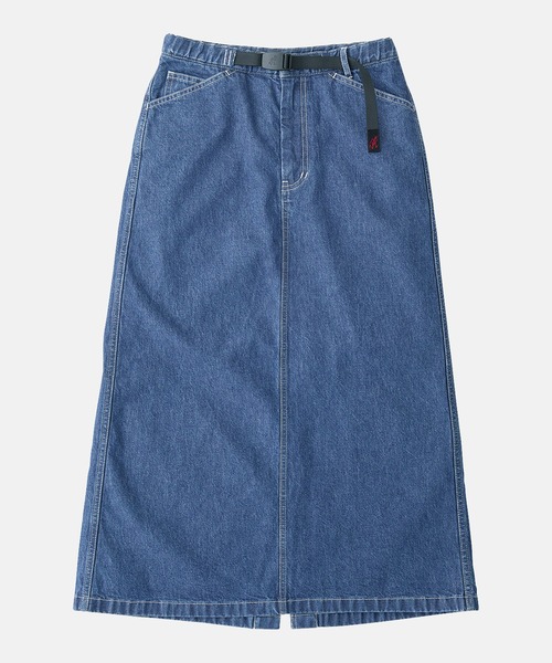 Gramicci（グラミチ）の「Gramicci/グラミチ SUTTER DENIM SKIRT デニムスカート スリット（デニムスカート・レディース・インディゴブルー/ブルー・M/L/S）」の14枚目の写真