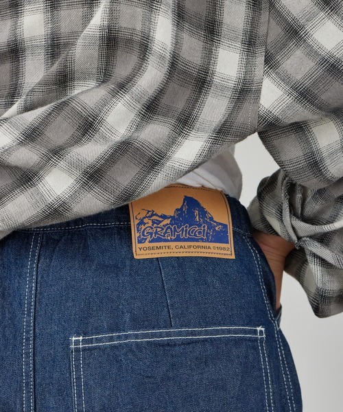 Gramicci（グラミチ）の「Gramicci/グラミチ SUTTER DENIM SKIRT デニムスカート スリット（デニムスカート・レディース・インディゴブルー/ブルー・M/L/S）」の13枚目の写真