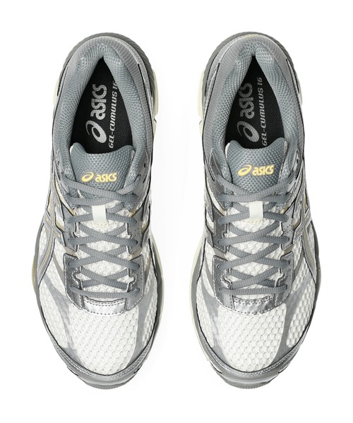 ASICS(アシックス)の「GEL-CUMULUS 16 / ゲルキュムラス 16(スニーカー・レディース・ホワイト×グレー・23/24/25/26/27/28/23.5/29/28.5/25.5/26.5/27.5/24.5)」の5枚目の写真
