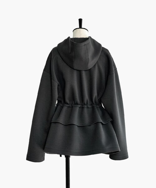 ピンキーアンドダイアン ウエストフレアダンボールフーディー ブラック 36 ウエストフレアダンボールフーディー | PINKY&DIANNE（ピンキー