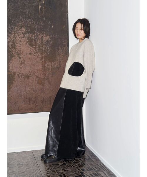 Htage（テージ）の「【Htage】ボリュームキャミドッキングワンピース（ワンピース・レディース・ブラック/ボルドー・FREE）」の7枚目の写真