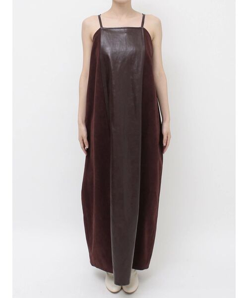Htage（テージ）の「【Htage】ボリュームキャミドッキングワンピース（ワンピース・レディース・ブラック/ボルドー・FREE）」の8枚目の写真
