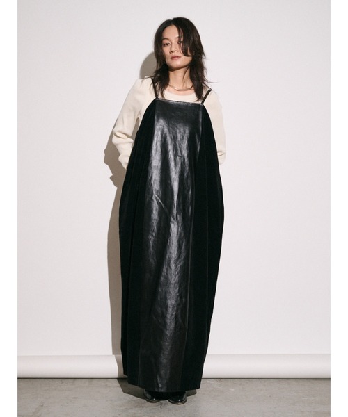 Htage（テージ）の「【Htage】ボリュームキャミドッキングワンピース（ワンピース・レディース・ブラック/ボルドー・FREE）」の20枚目の写真