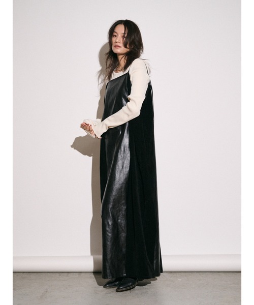 Htage（テージ）の「【Htage】ボリュームキャミドッキングワンピース（ワンピース・レディース・ブラック/ボルドー・FREE）」の21枚目の写真