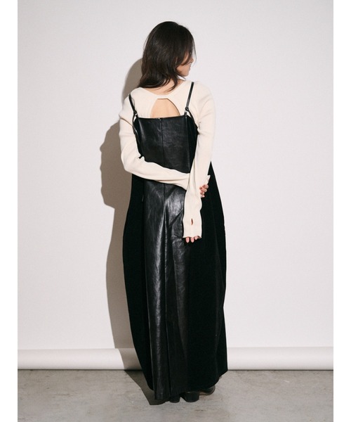 Htage（テージ）の「【Htage】ボリュームキャミドッキングワンピース（ワンピース・レディース・ブラック/ボルドー・FREE）」の22枚目の写真