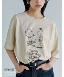 [PEANUTS][別注][ユニセックス]オーバーサイズTシャツ
