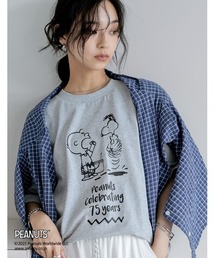 [PEANUTS][別注][ユニセックス]オーバーサイズTシャツ