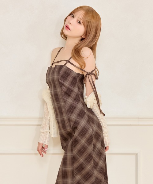 紐取り外し可能】マーメイドキャミワンピース（ワンピース）｜apres