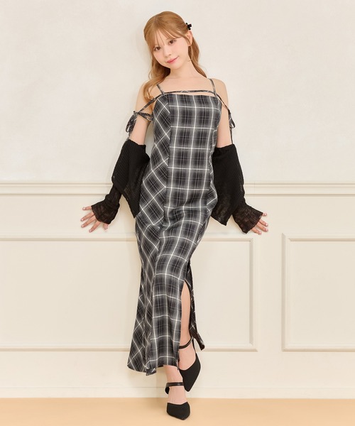 【紐取り外し可能】マーメイドキャミワンピース 紐取り外し可能】マーメイドキャミワンピース（ワンピース）｜apres