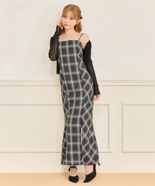 【紐取り外し可能】マーメイドキャミワンピース apres jour（アプレジュール）の「【紐取り外し可能】マーメイド