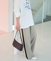 その他パンツ（ベージュ系・ライン柄）ファッション通販 - ZOZOTOWN