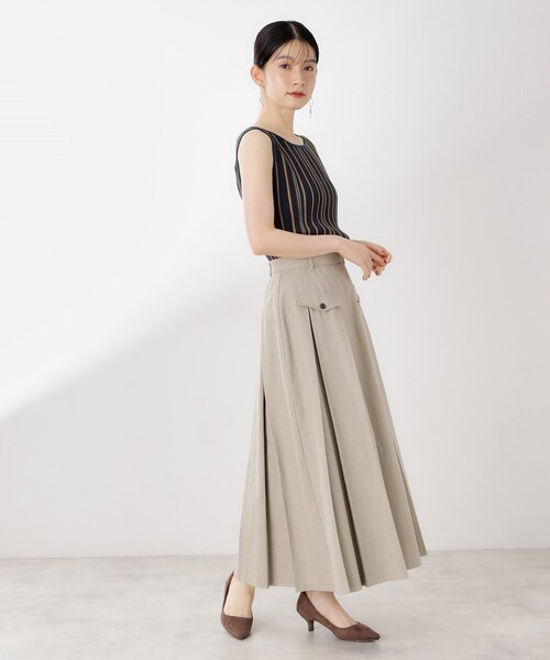 THE SHOP TK (ザ ショップ ティーケー )の「【前後2WAY】ストライプ柄ニットタンクトップ(ニット/セーター・レディース・アイボリー系2/ベージュ系その他6/ブルー系2・13/12)」の10枚目の写真