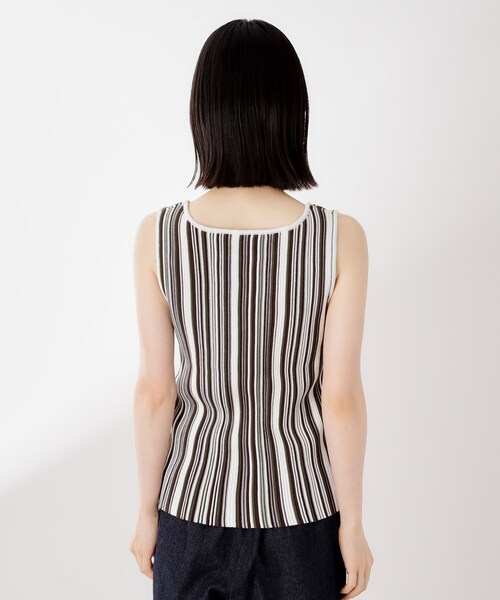 THE SHOP TK (ザ ショップ ティーケー )の「【前後2WAY】ストライプ柄ニットタンクトップ(ニット/セーター・レディース・アイボリー系2/ベージュ系その他6/ブルー系2・13/12)」の18枚目の写真