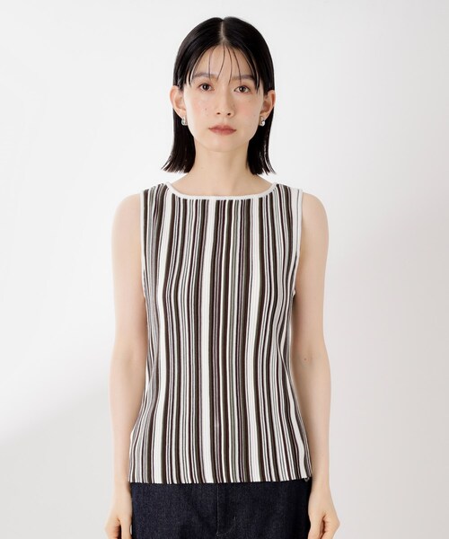 THE SHOP TK (ザ ショップ ティーケー )の「【前後2WAY】ストライプ柄ニットタンクトップ(ニット/セーター・レディース・アイボリー系2/ベージュ系その他6/ブルー系2・13/12)」の22枚目の写真