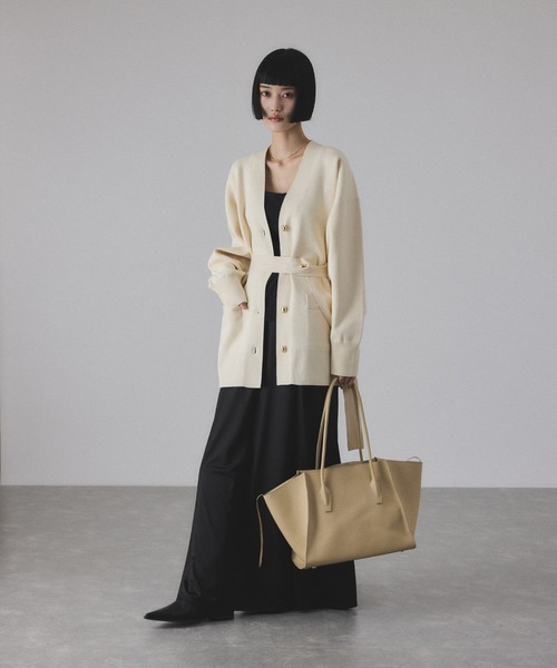 ADAM ET ROPE'（アダムエロペ）の「エンボスギャザースカート（スカート・レディース・ブラック/ブラウン系その他/キナリ・38/36）」の11枚目の写真