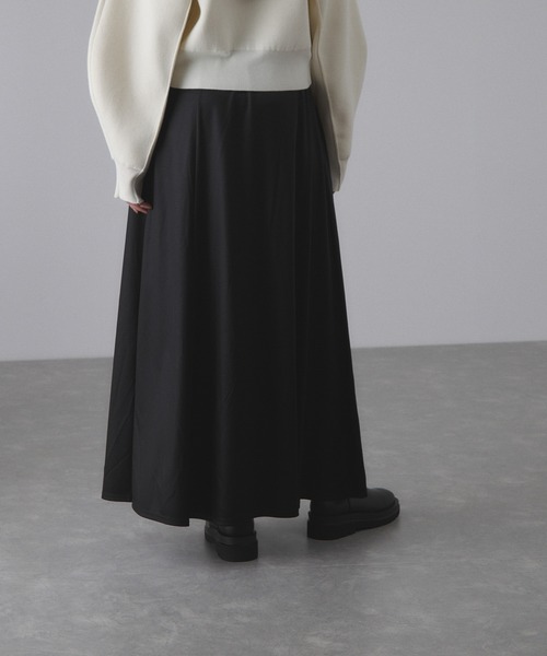 ADAM ET ROPE'（アダムエロペ）の「エンボスギャザースカート（スカート・レディース・ブラック/ブラウン系その他/キナリ・38/36）」の17枚目の写真