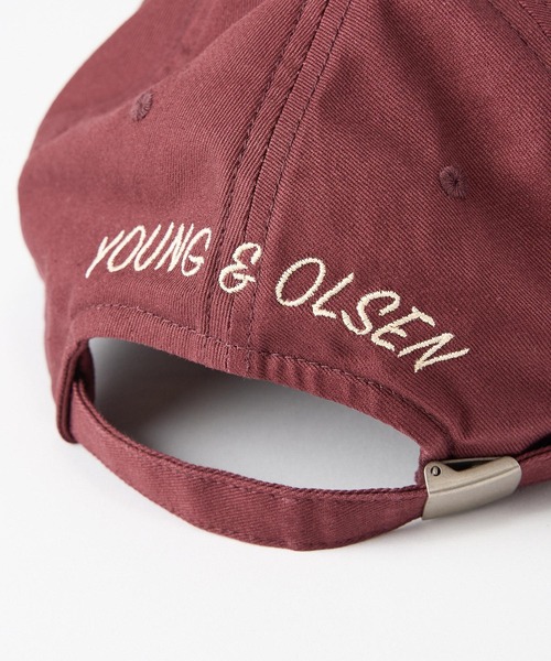 YOUNG&OLSEN The DRYGOODS STORE（ヤングアンドオルセン）の「【YOUNG＆OLSEN】CITY TWILLCAP（キャップ・レディース・ボルドー/キャメル・フリー）」の21枚目の写真