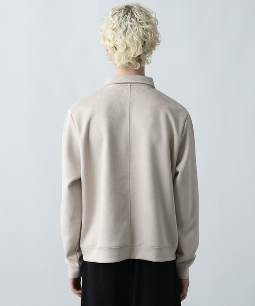 HARE（ハレ）の「MILKYスウェードポロ(HARE)（スウェット・メンズ・ブラック/グリーン/グレー/ブラウン/ブルー系その他・MEDIUM/SMALL/FREE）」の16枚目の写真