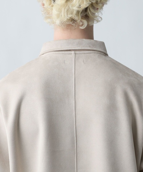 HARE（ハレ）の「MILKYスウェードポロ(HARE)（スウェット・メンズ・ブラック/グリーン/グレー/ブラウン/ブルー系その他・MEDIUM/SMALL/FREE）」の20枚目の写真