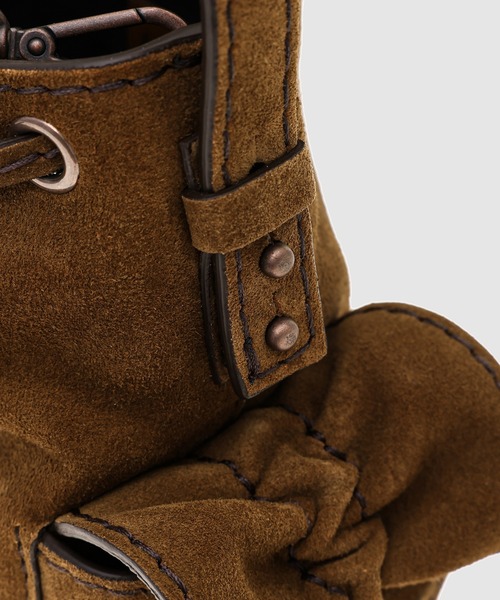 Acne Studios(アクネストゥディオズ)の「Multipocket Mini Bucket Suede(ハンドバッグ・レディース・ブラウン・ONE SIZE)」の10枚目の写真