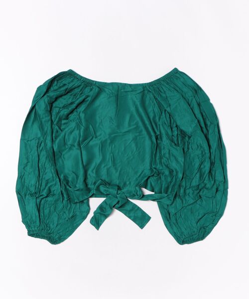 チャイハネ（チャイハネ）の「【チャイハネ】アシュビナリボントップス（その他トップス・レディース・パープル/オレンジ/グリーン・FREE）」の4枚目の写真